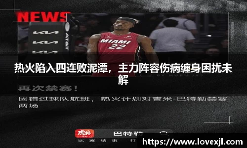 热火陷入四连败泥潭，主力阵容伤病缠身困扰未解